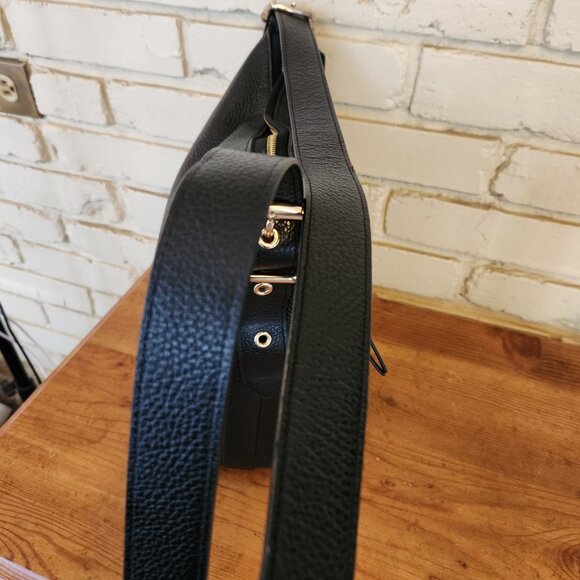 Coach Val Black Leather Shoulder Bag - Picture 7 of 12